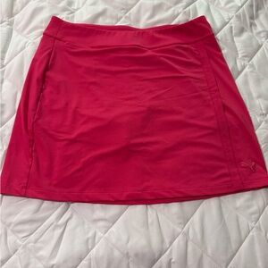 Puma Pink Mini A-Line Ladies Skort for Casual Sport Activities Size Small